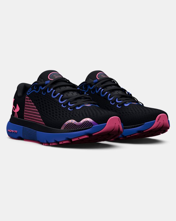 Men's UA HOVR™ Infinite 4 Run Anywhere Running Shoes, Black, pdpMainDesktop image number 3